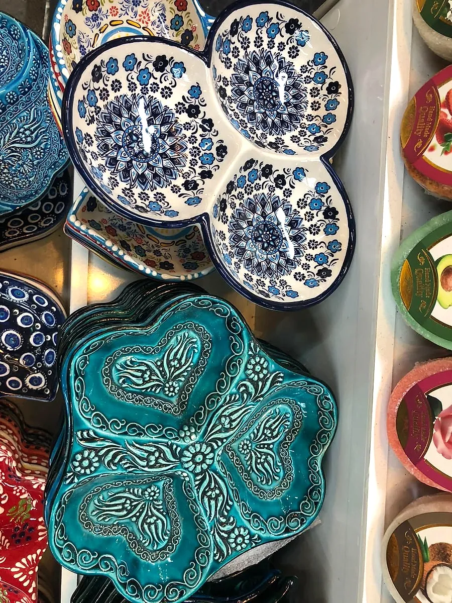 El Yapımı Çini Yonca Çerezlik